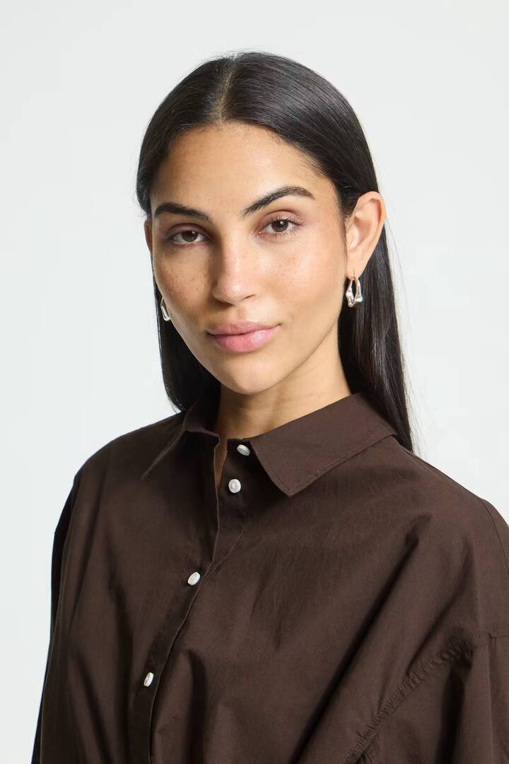 IHKAYSA Shirt Coffee Bean / Brown