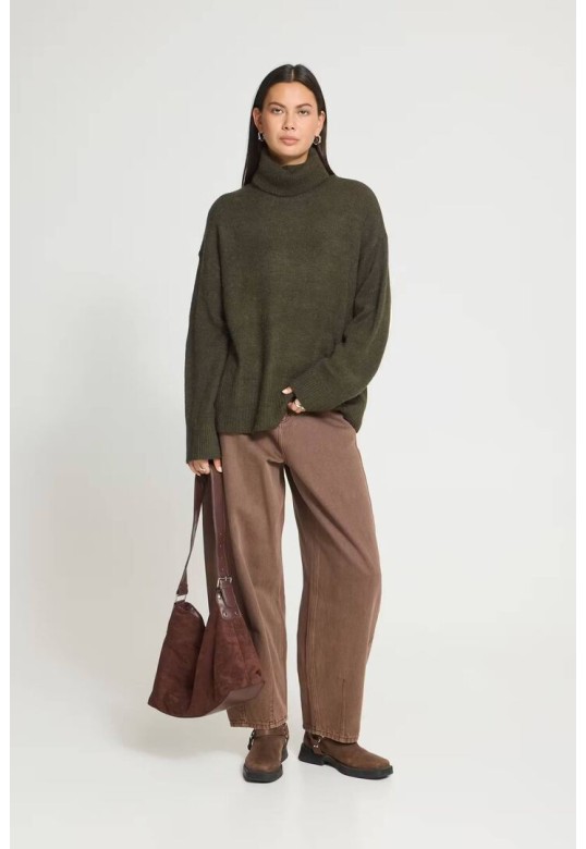 IHKAMARA Pullover Raisin / Green