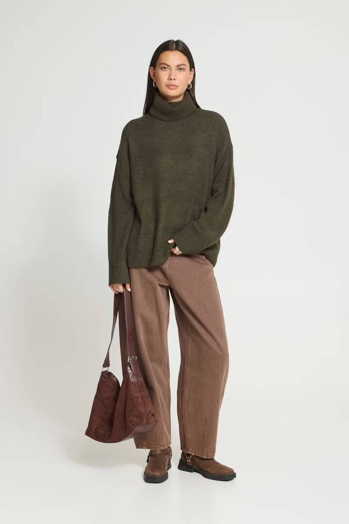 IHKAMARA Pullover Raisin / Green