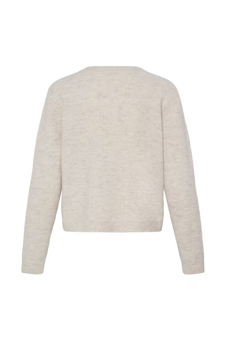 IHFANNY Cardigan Birch Melange / White