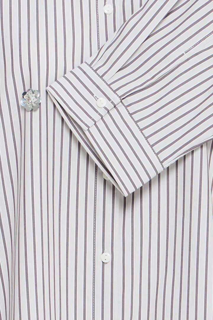 IHJANINE Shirt Grey/Fudge Stripe