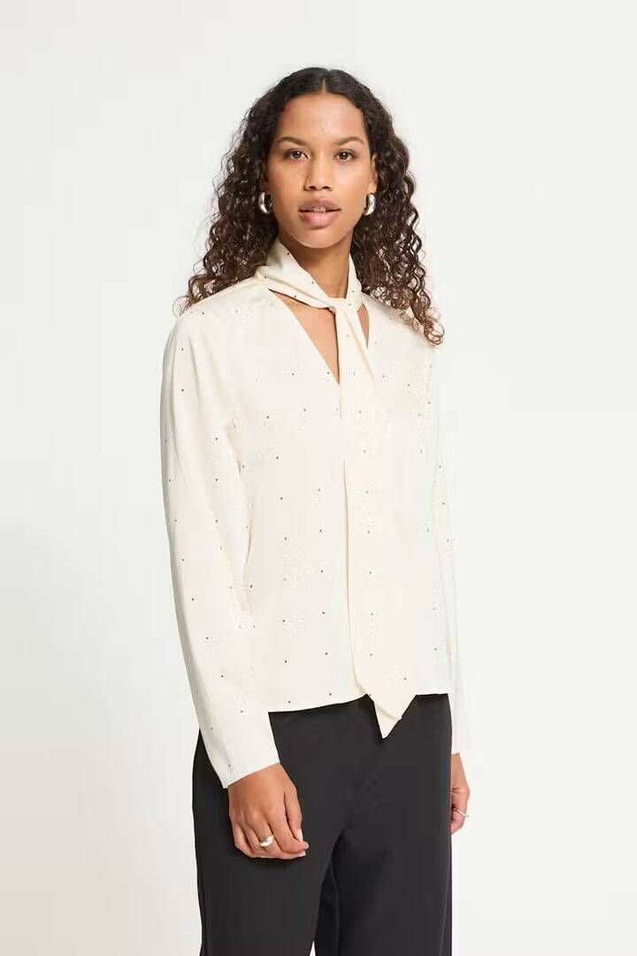 IHKALONI Shirt Birch Mini Dot / White
