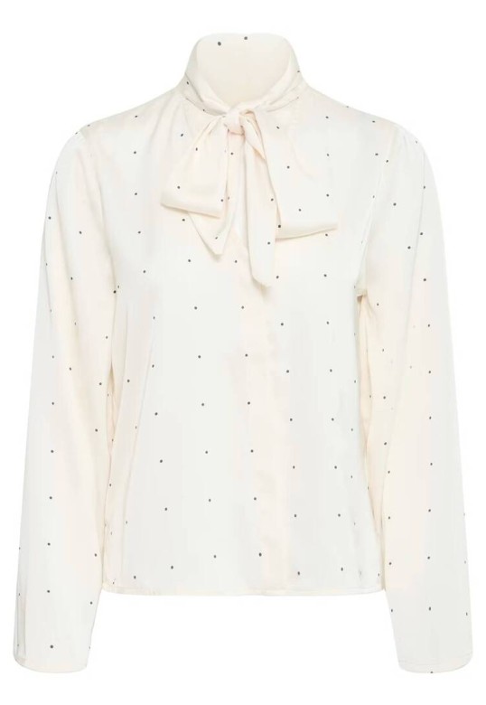 IHKALONI Shirt Birch Mini Dot / White