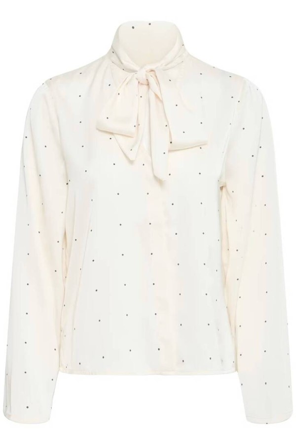 IHKALONI Shirt Birch Mini Dot / White