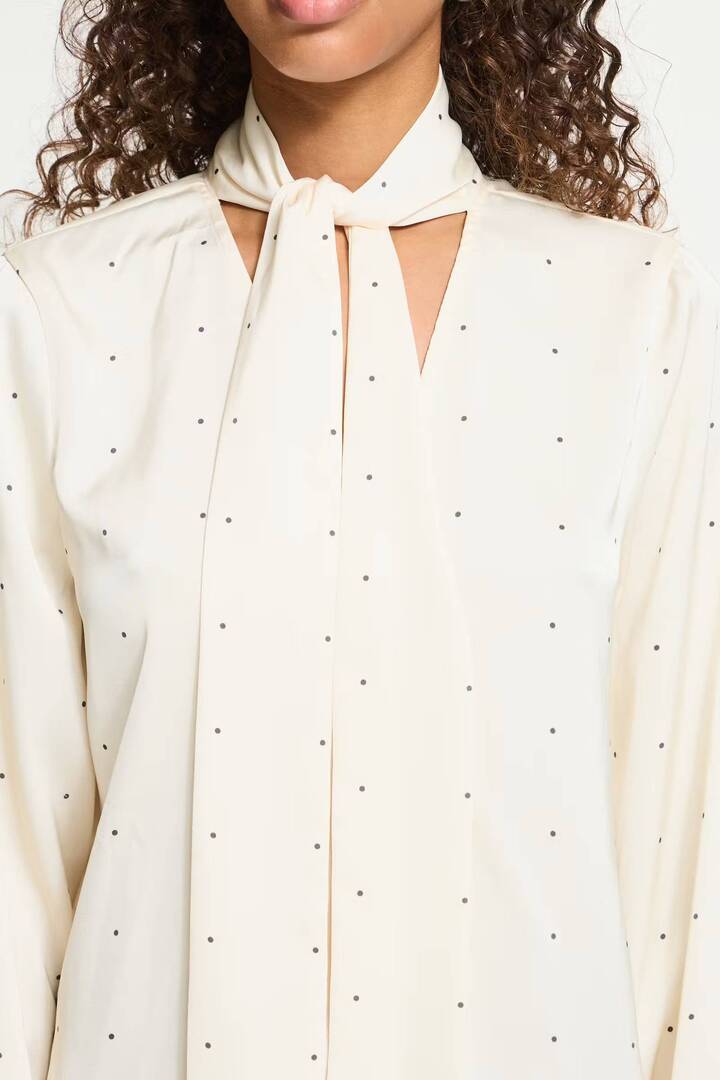 IHKALONI Shirt Birch Mini Dot / White