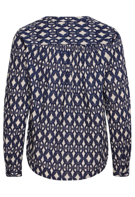 IHVALBORG SHIRT GRAPHIC STROKE AOP