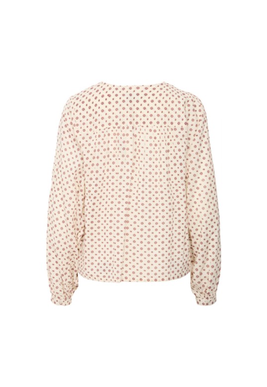 IHURSULA SHIRT FIRED BRICK FLOWER