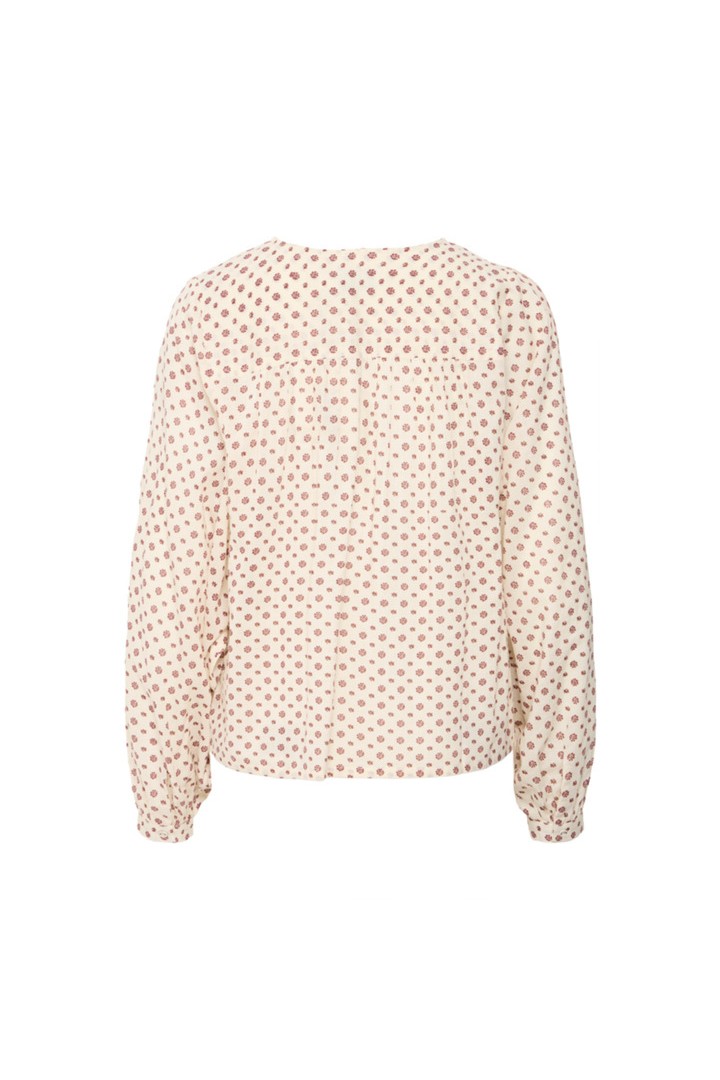 IHURSULA SHIRT FIRED BRICK FLOWER