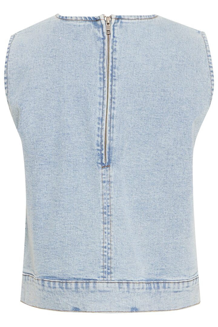 IHARMIOS TOP LIGHT BLUE WASHED