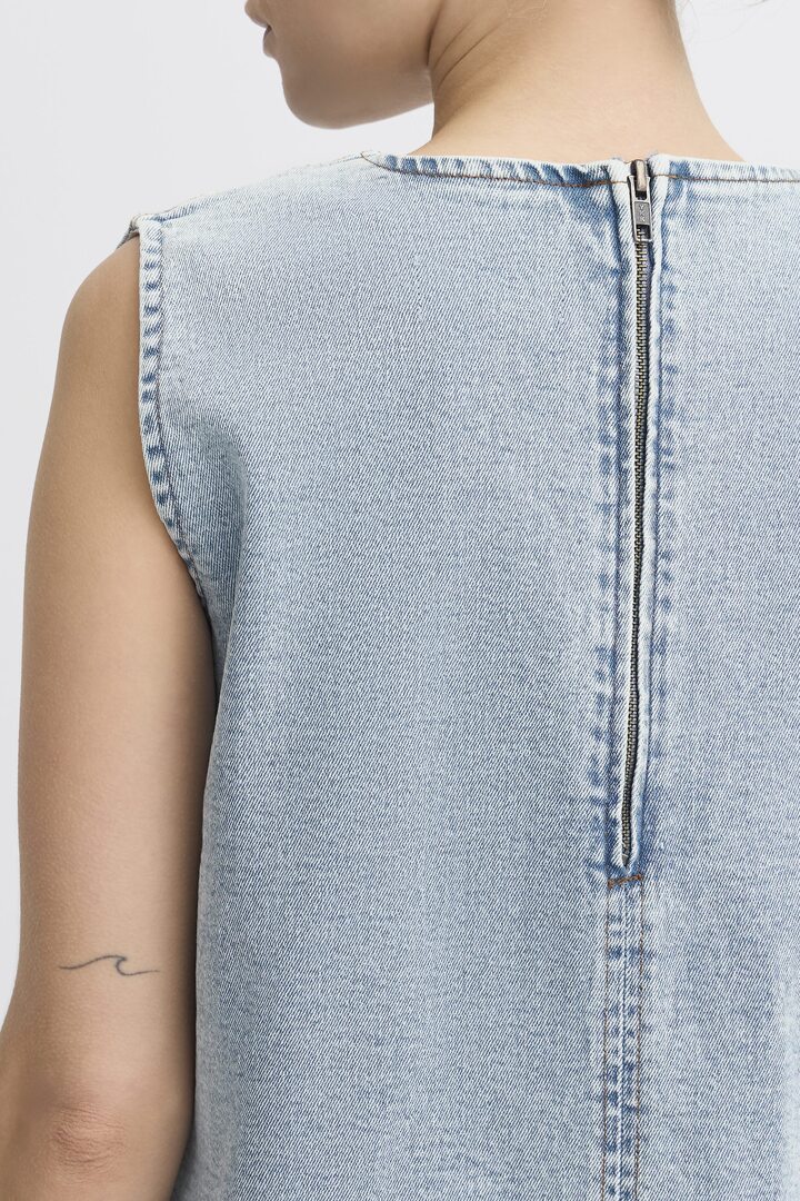 IHARMIOS TOP LIGHT BLUE WASHED