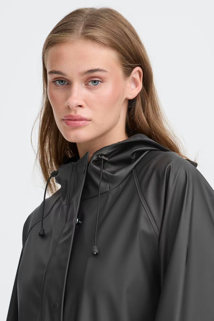 IHTAZI RAINCOAT BLACK