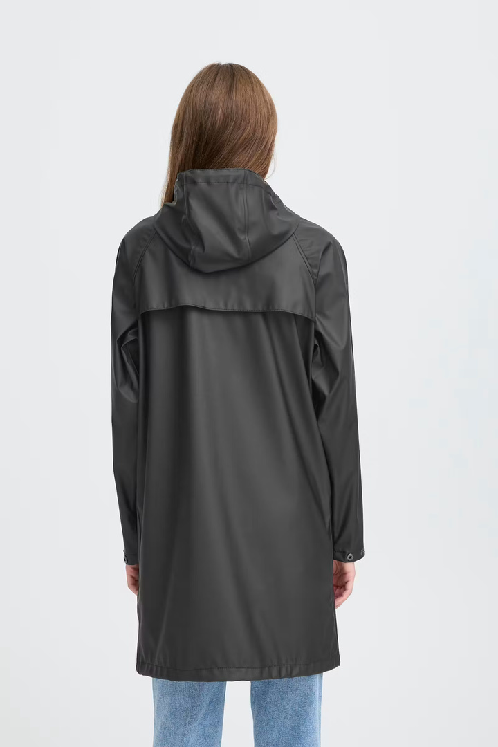 IHTAZI RAINCOAT BLACK