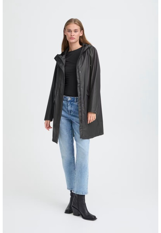 IHTAZI RAINCOAT BLACK