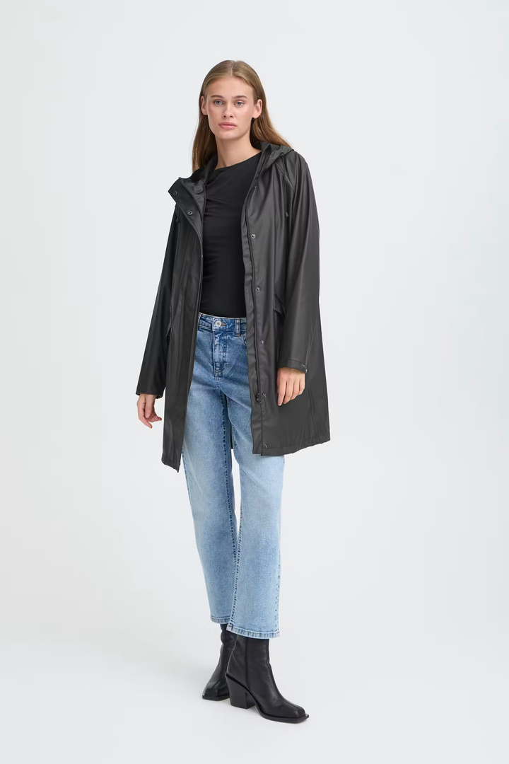 IHTAZI RAINCOAT BLACK