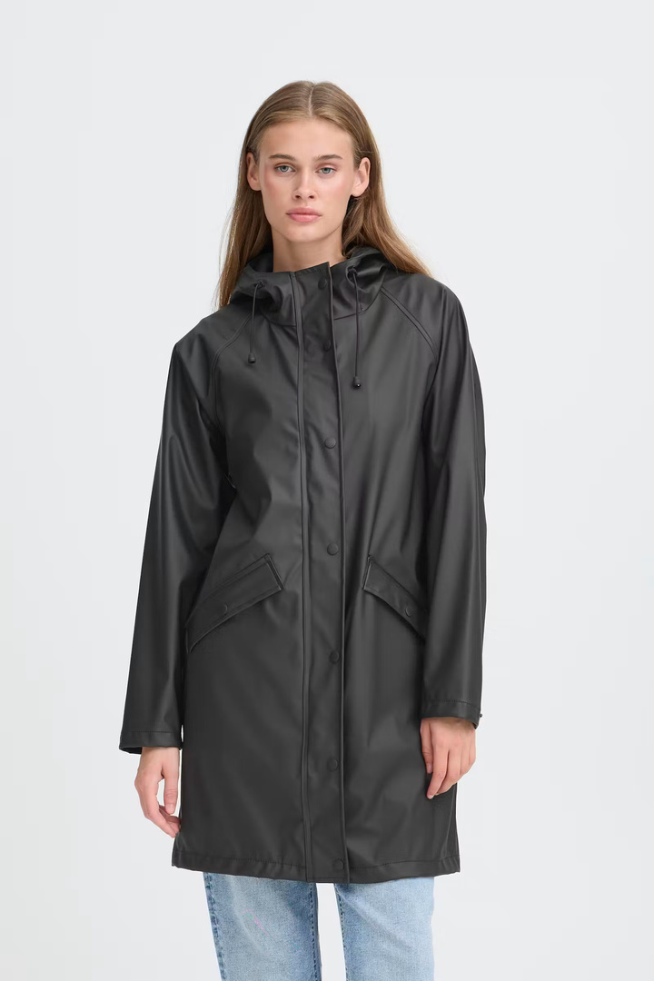 IHTAZI RAINCOAT BLACK