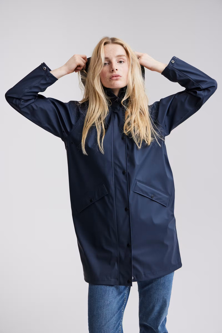 IHTAZI RAINCOAT TOTAL ECLIPSE BLUE