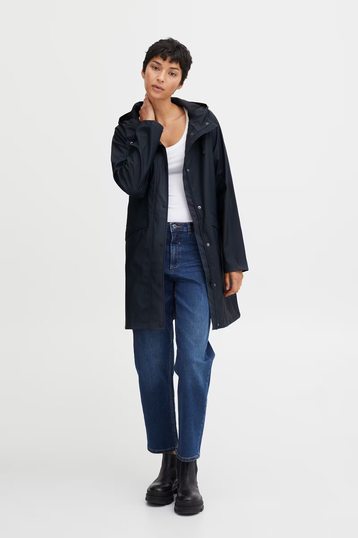IHTAZI RAINCOAT TOTAL ECLIPSE BLUE