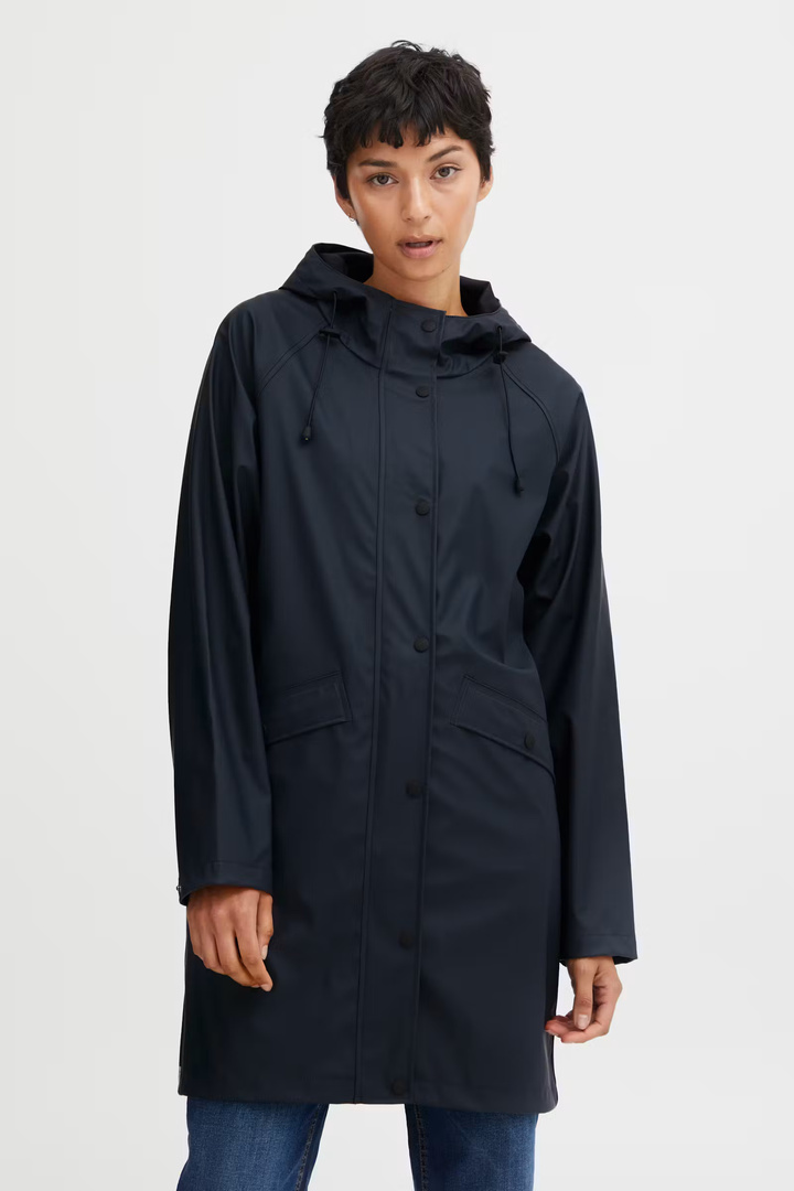 IHTAZI RAINCOAT TOTAL ECLIPSE BLUE