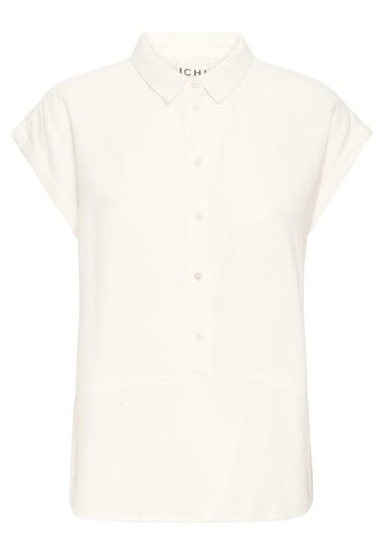 IHLINNO Short-sleeved blouse Cloud Dancer