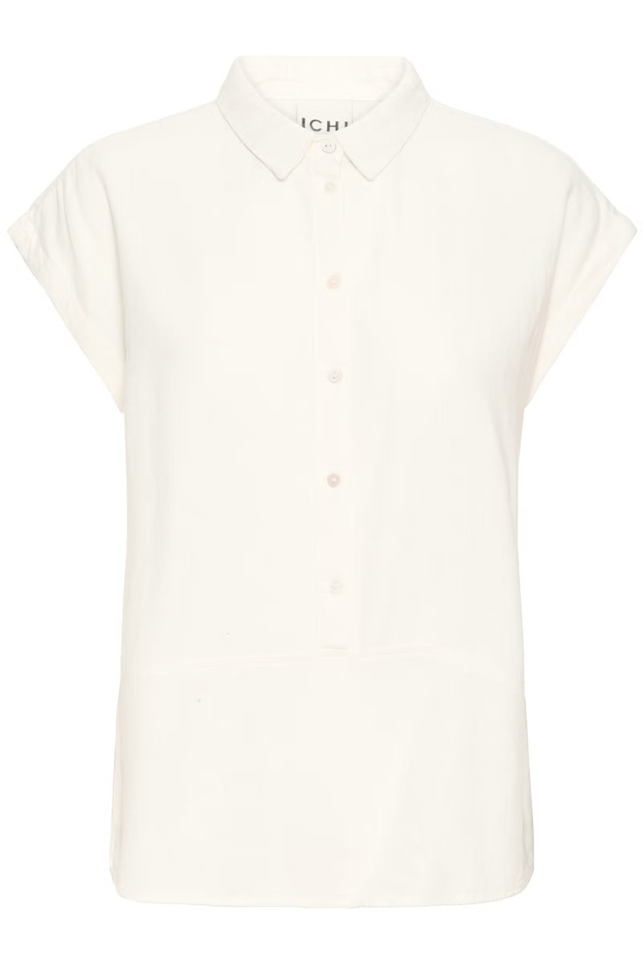 IHLINNO Short-sleeved blouse Cloud Dancer