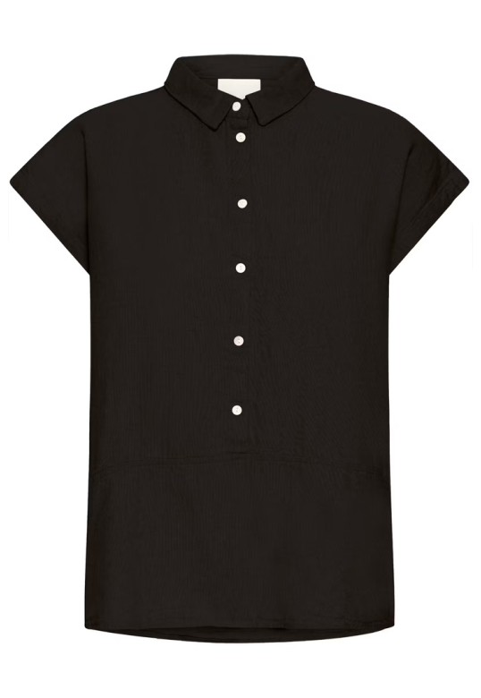 IHLINNO Short-sleeved blouse Black