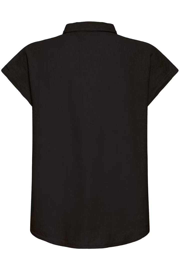 IHLINNO Short-sleeved blouse Black