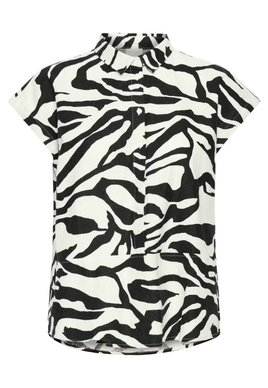 IHLINNO Short-sleeved blouse Graphic Animal / White