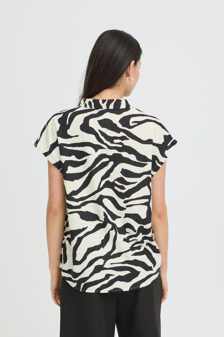 IHLINNO Short-sleeved blouse Graphic Animal / White
