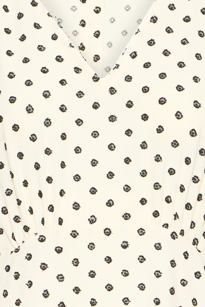 IHZABBY Dress Graphic Diamond / White