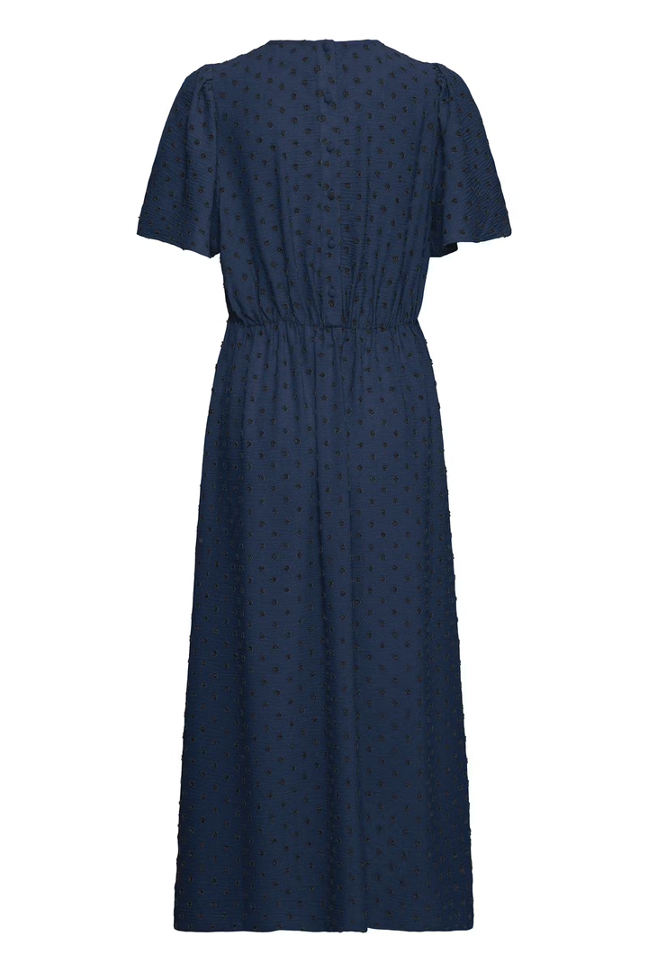 IHZABBY Dress Graphic Dot Total Eclipse W Tot / Blue