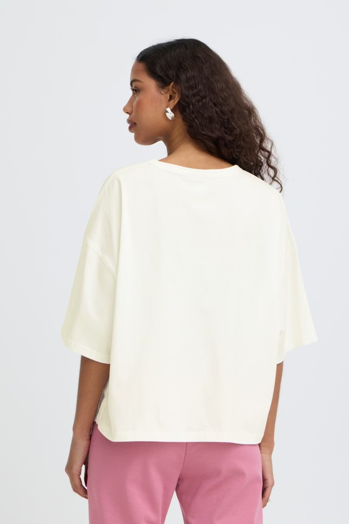 IHPALMER EXTRA LOOSE T-shirt Cloud Dancer