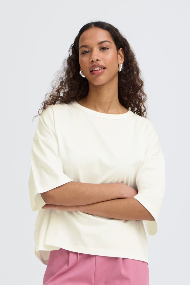 IHPALMER EXTRA LOOSE T-shirt Cloud Dancer