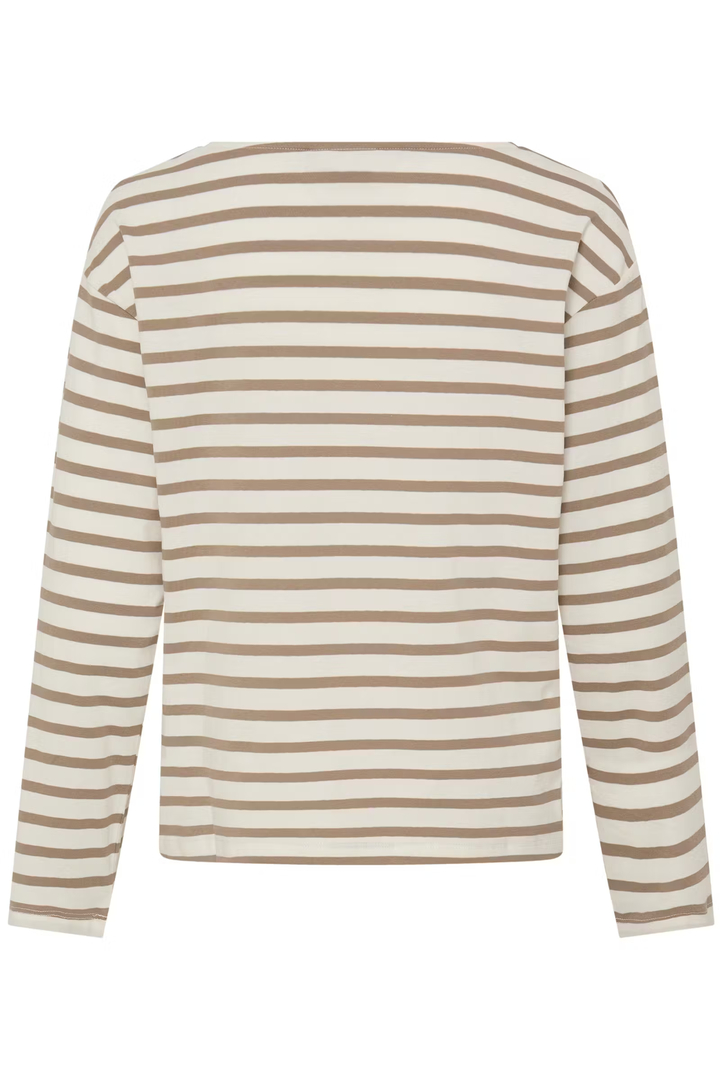 IHMIRA T-shirt SEPIA TINT / CLOUD DANCER