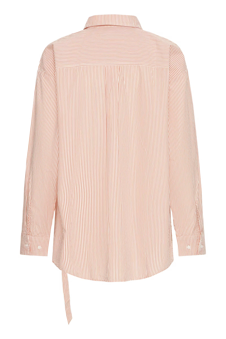 IHFLUCA Shirt BURNT OCHRE STRIPE