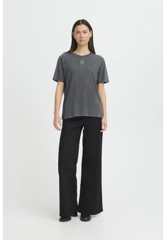 IHNICA T-SHIRT BLACK CLOUD DANCER