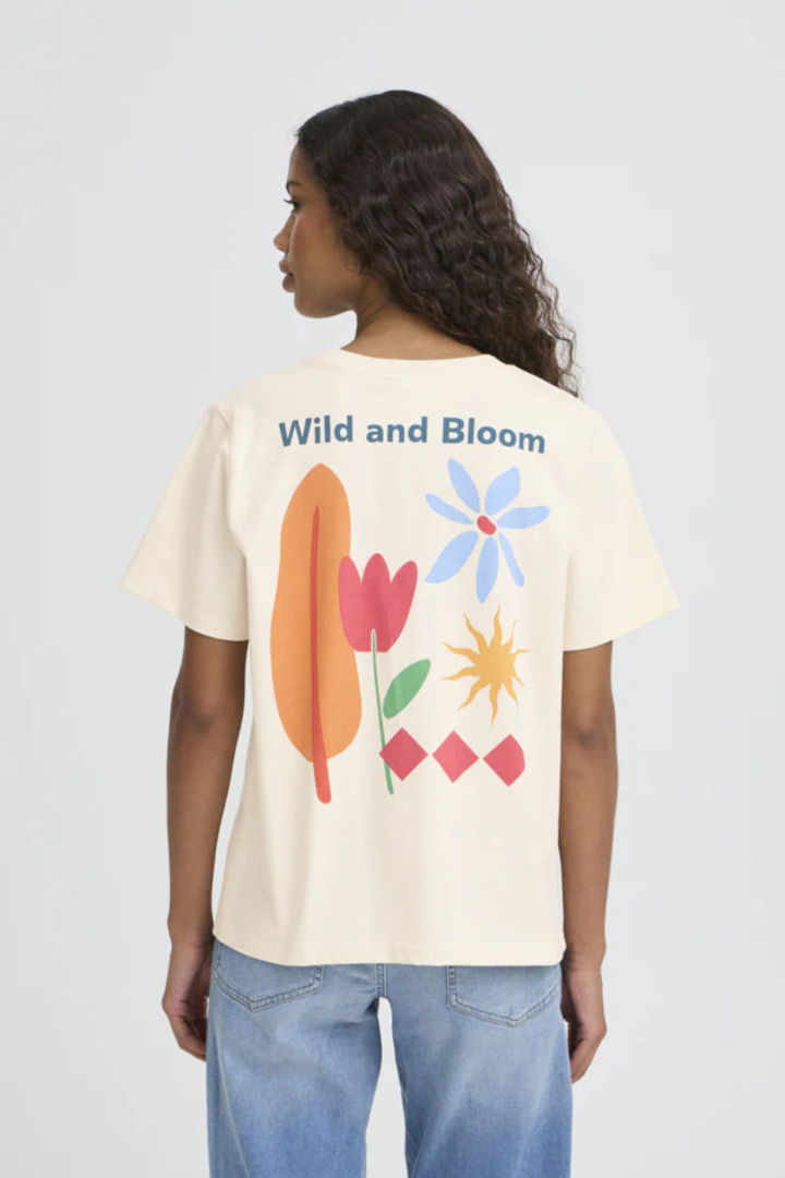 IHBALMERS T-SHIRT BIRCH 