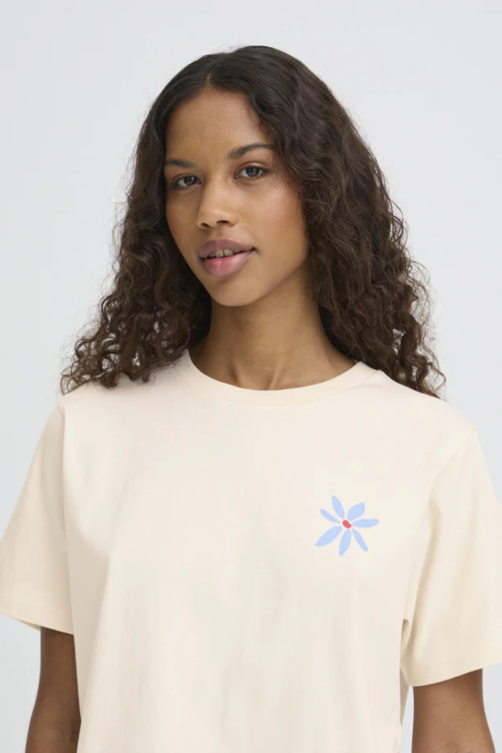 IHBALMERS T-SHIRT BIRCH 