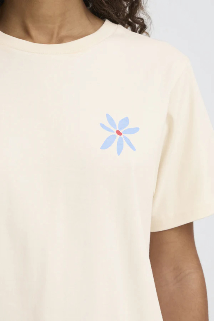 IHBALMERS T-SHIRT BIRCH 