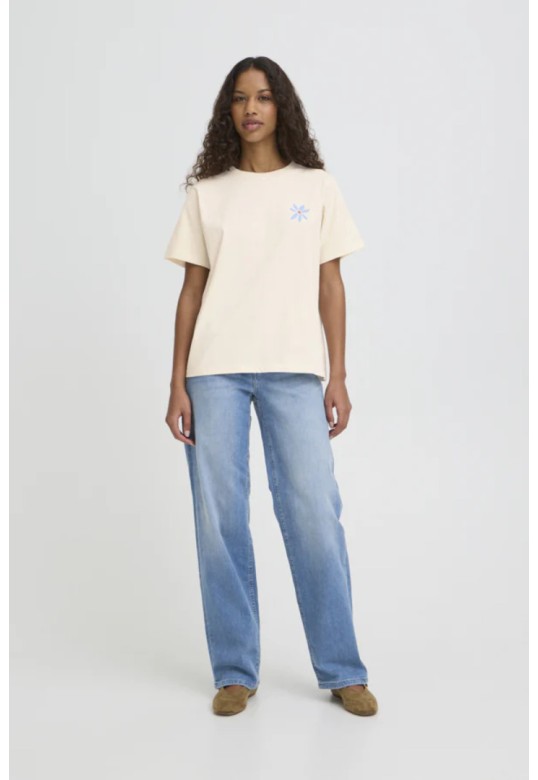 IHBALMERS T-SHIRT BIRCH 