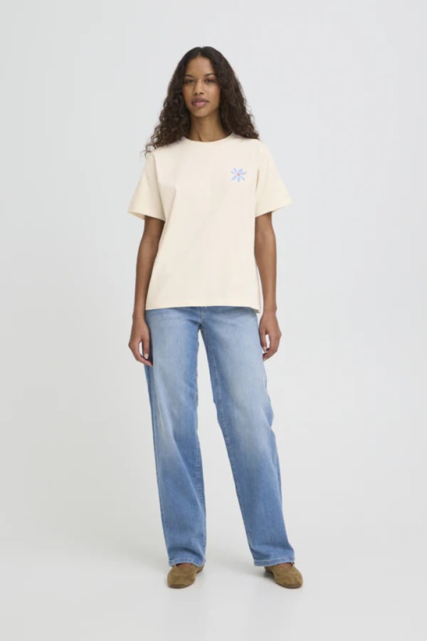 IHBALMERS T-SHIRT BIRCH 