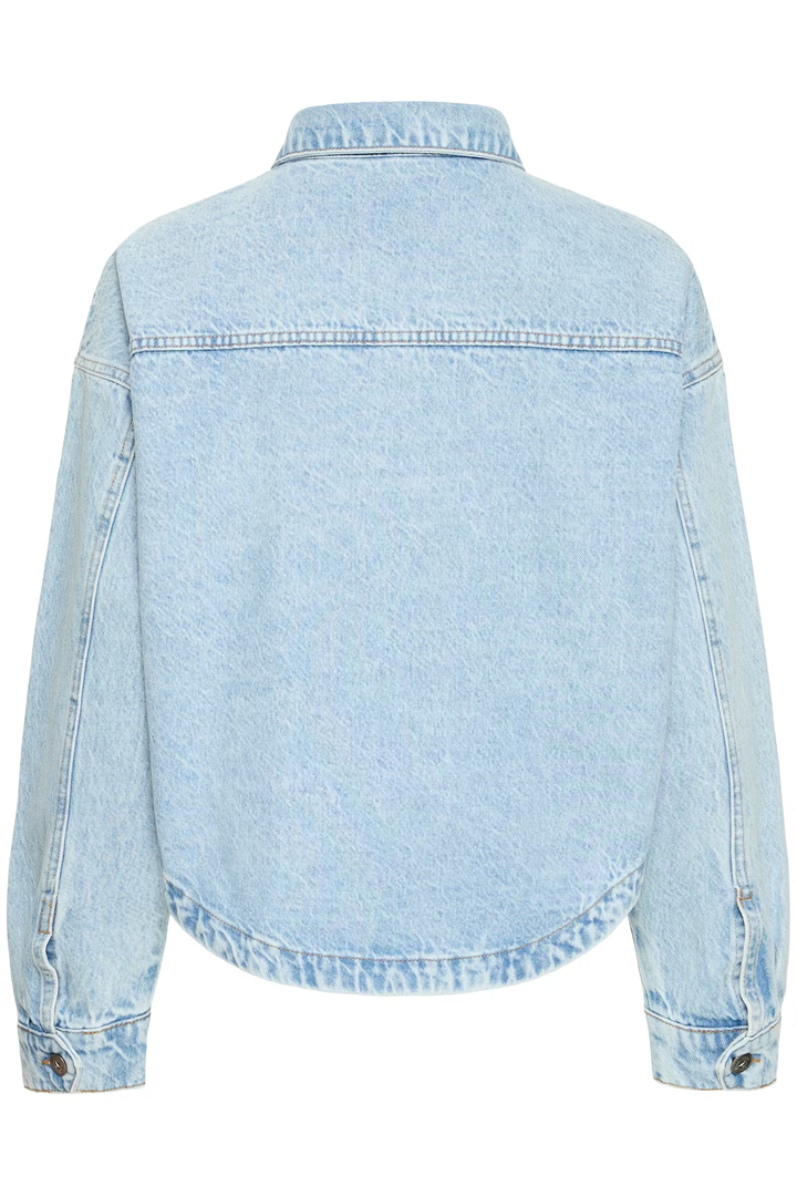 IHBAUVE Casual jacket Light blue washed