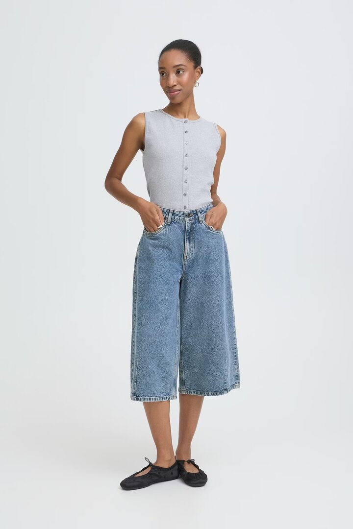 IHAVENY Bermuda  Washed med. blue