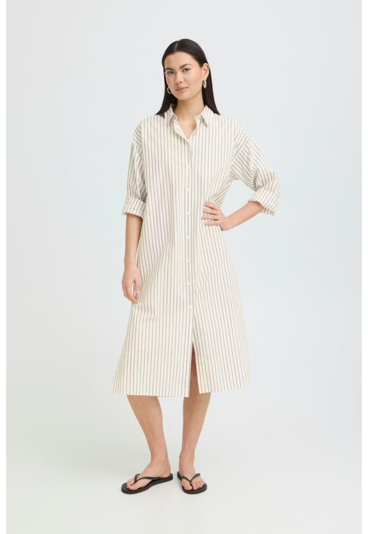 IHJULE Dress CLOUD/BLUE STRIPES