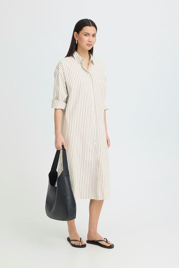 IHJULE Dress CLOUD/BLUE STRIPES