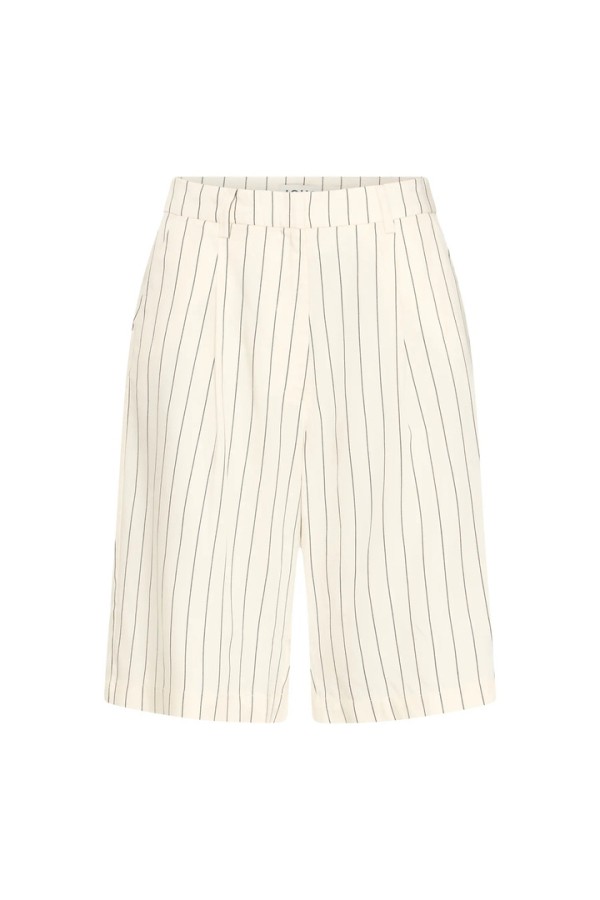 IHBECCOS BERMUDA SHORTS BIRCH/BLACK STRIPE