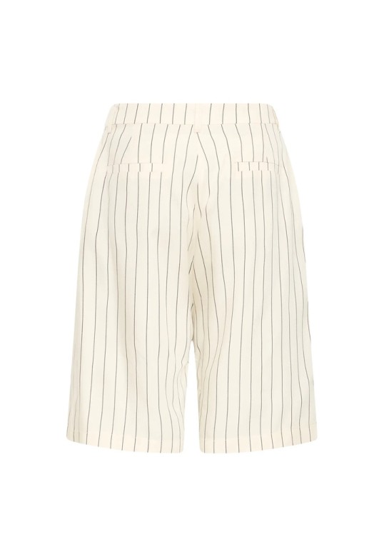 IHBECCOS BERMUDA SHORTS BIRCH/BLACK STRIPE
