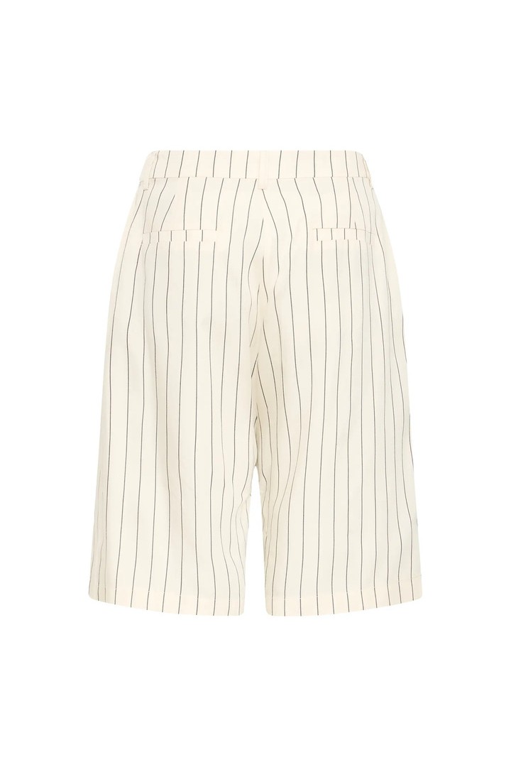 IHBECCOS BERMUDA SHORTS BIRCH/BLACK STRIPE