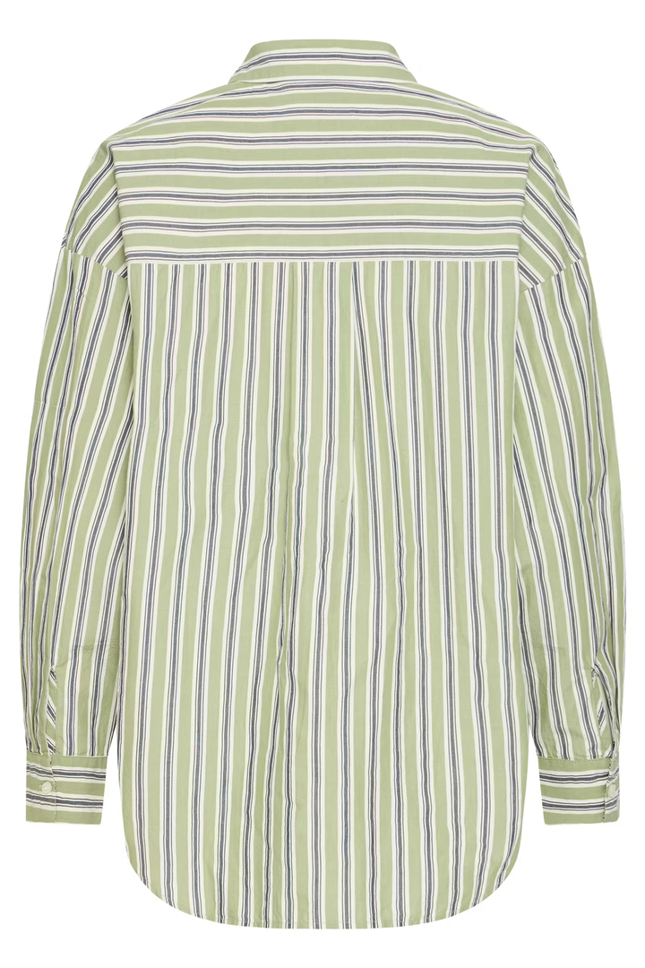  IHFLUCA Shirt GREEN STRIPE