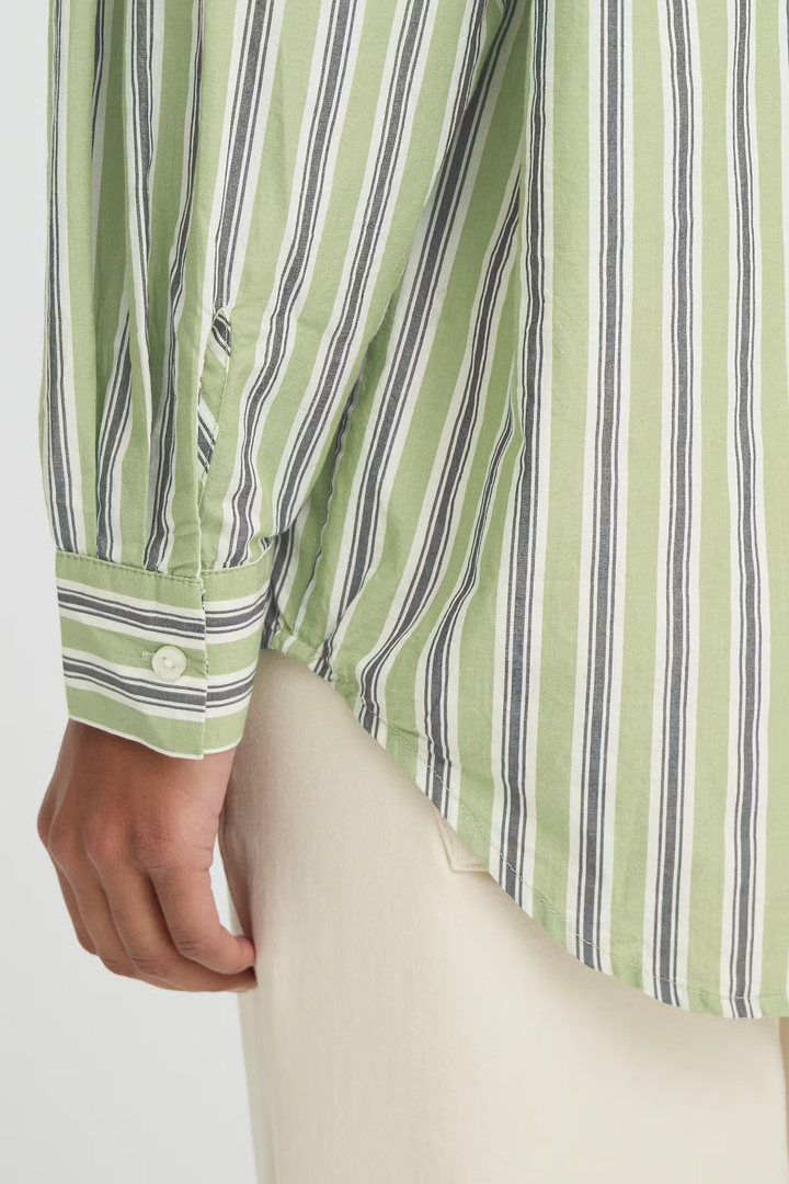  IHFLUCA Shirt GREEN STRIPE