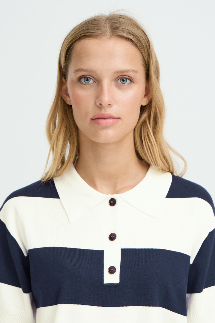 IHLULS Pullover WIDE TOTAL EC WHITE STRIPE